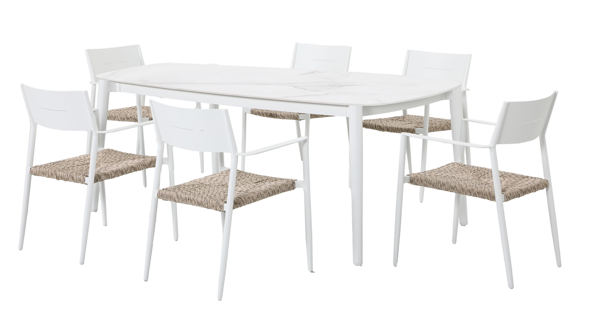 Alfie Outdoor Ceramic Dining Table