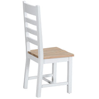 Anglesea Ladder Back Chair -White