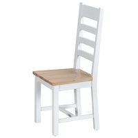 Anglesea Ladder Back Chair -White