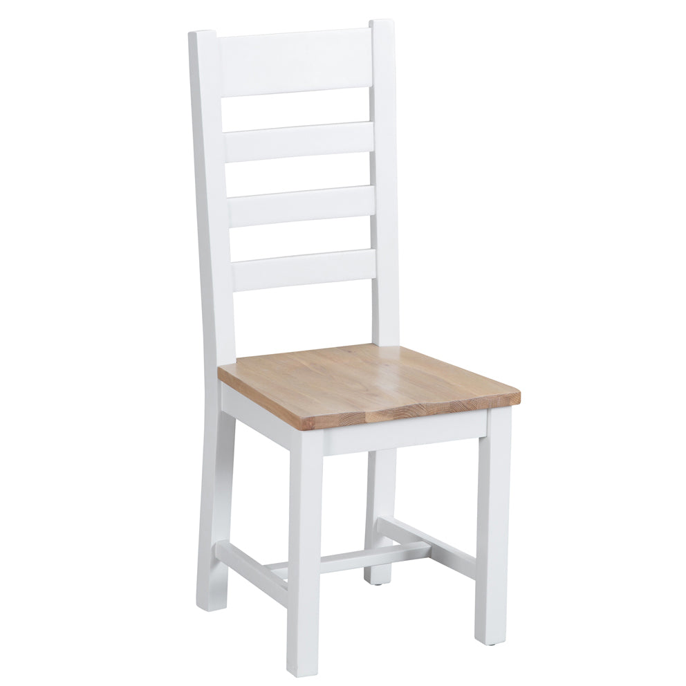 Anglesea Ladder Back Chair -White