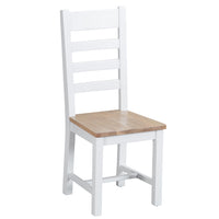 Anglesea Ladder Back Chair -White