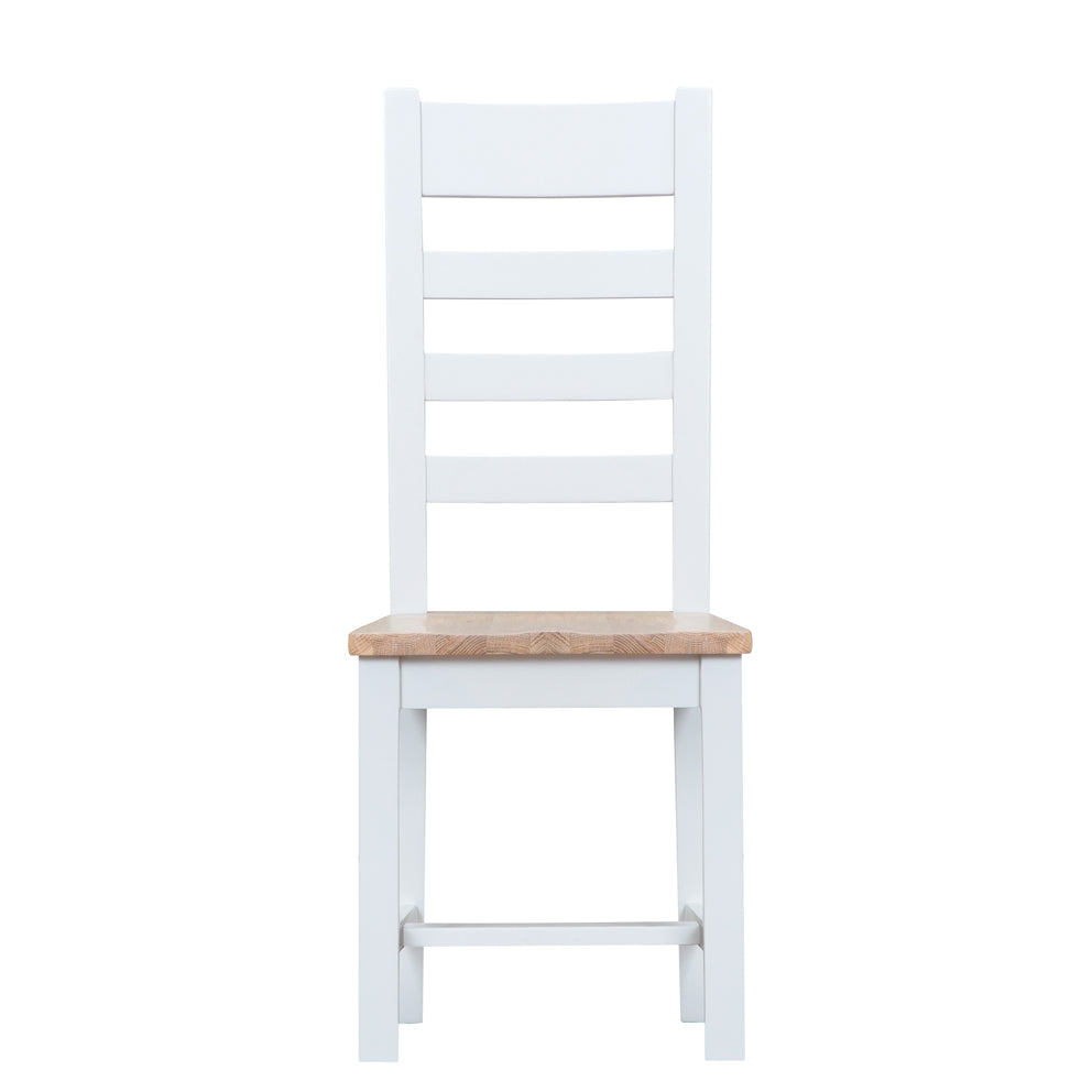 Anglesea Ladder Back Chair -White