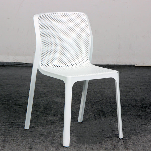 Bailey Outdoor Armless Dining Chair White