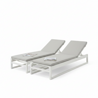Bellevue Double Sunlounge with Cushion