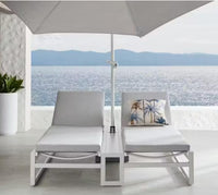 Bellevue Double Sunlounge with Cushion