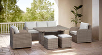 Birgu Low Dining 6-Piece Outdoor Set