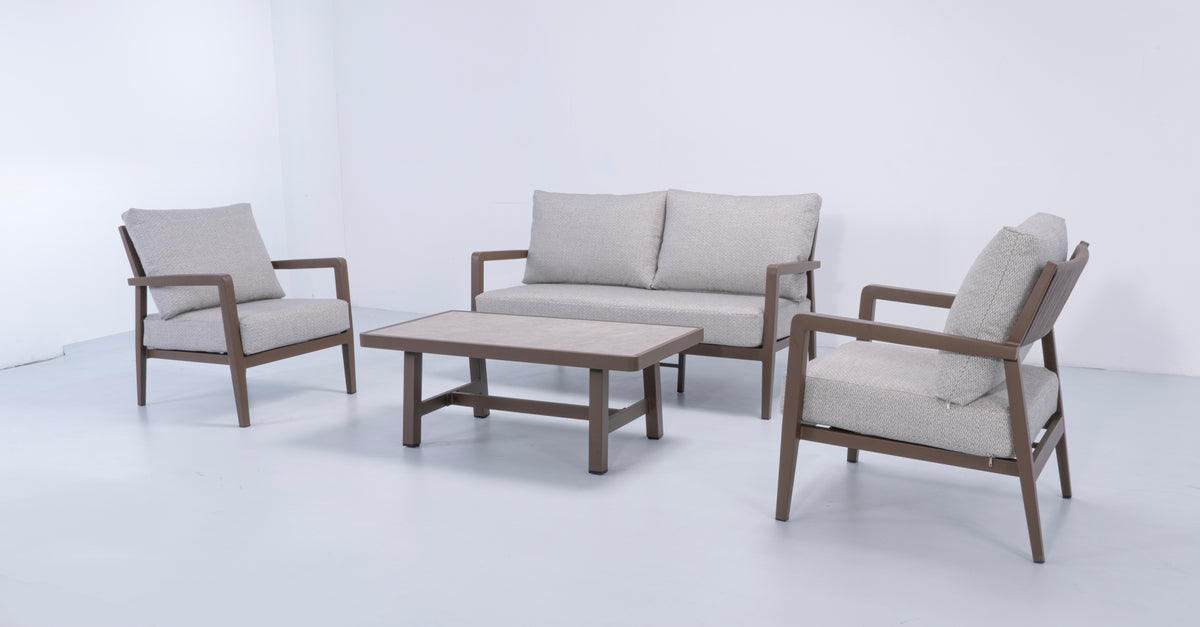 Cassia Double Outdoor Lounge 4pce
