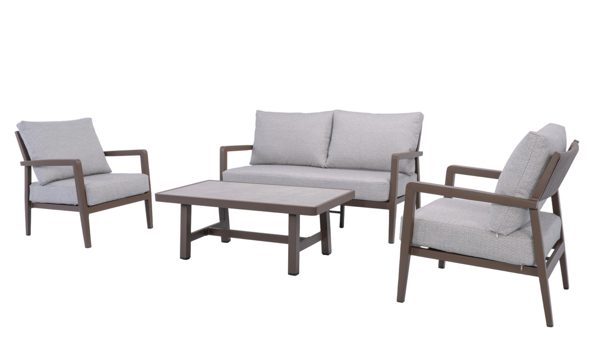 Cassia Double Outdoor Lounge 4pce