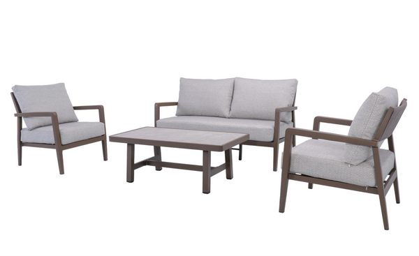 Cassia 4- Piece Double Outdoor Lounge Set