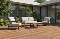 Cassia Double Outdoor Lounge 4pce