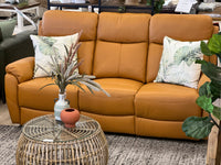 Camden 3 Seater with dual end Recliners | Tangerine