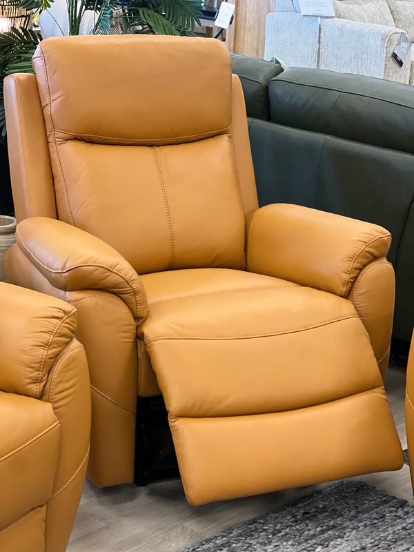 Camden 3 Piece Leather Recliner Lounge Suite