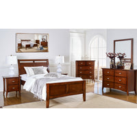 Clovelly Bed | Walnut