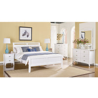 Clovelly Bed | White