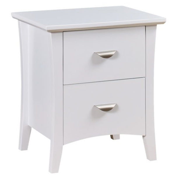 Clovelly Bedside Table | White