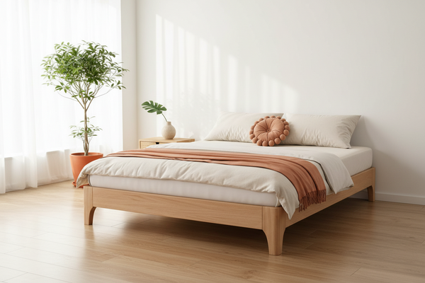 Dino Natural Wooden Bed Base