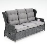 Buenos Aires 4-Piece Outdoor Recliner Lounge | Castle Grey