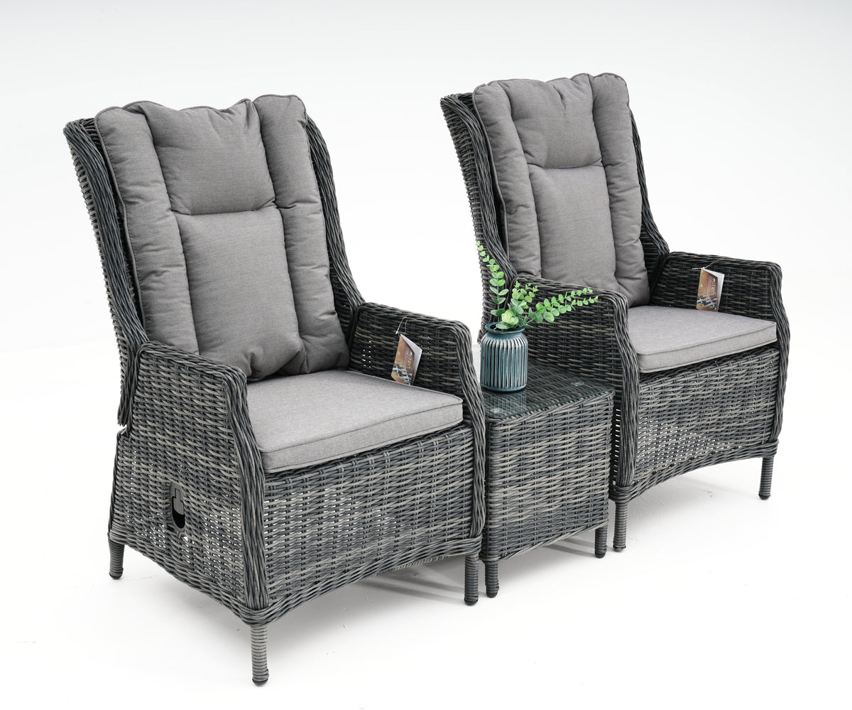 Hawaii 3-Piece Outdoor Set | Castle Grey