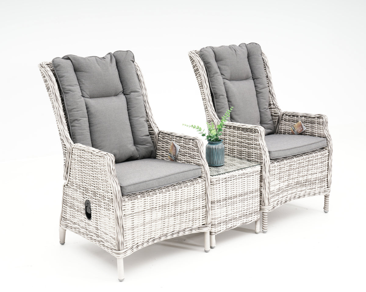 Hawaii 3-Piece Outdoor Set | Zen White