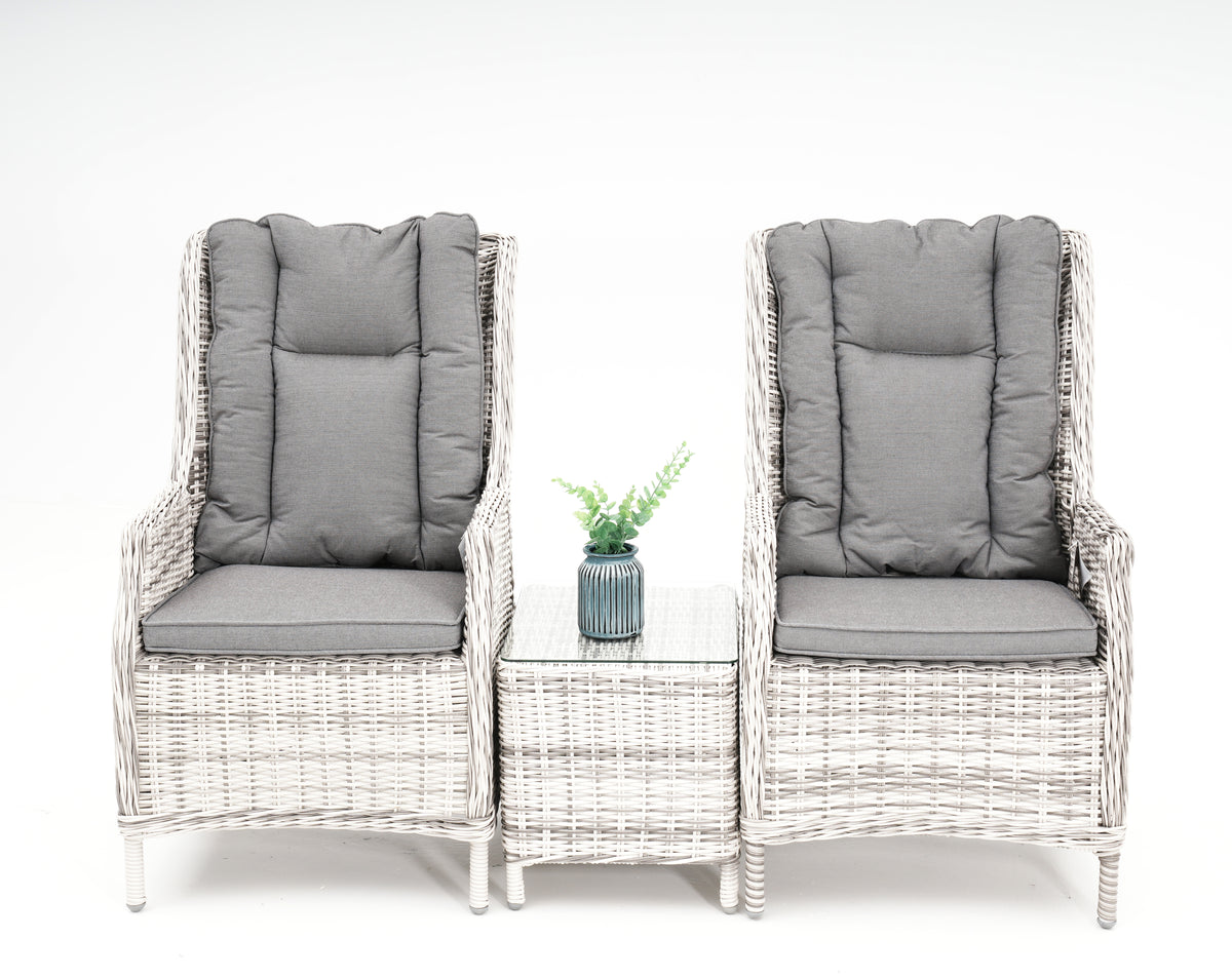 Hawaii 3-Piece Outdoor Set | Zen White