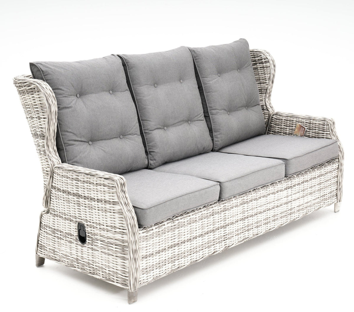 Buenos Aires 4-Piece Outdoor Recliner Lounge | Zen White