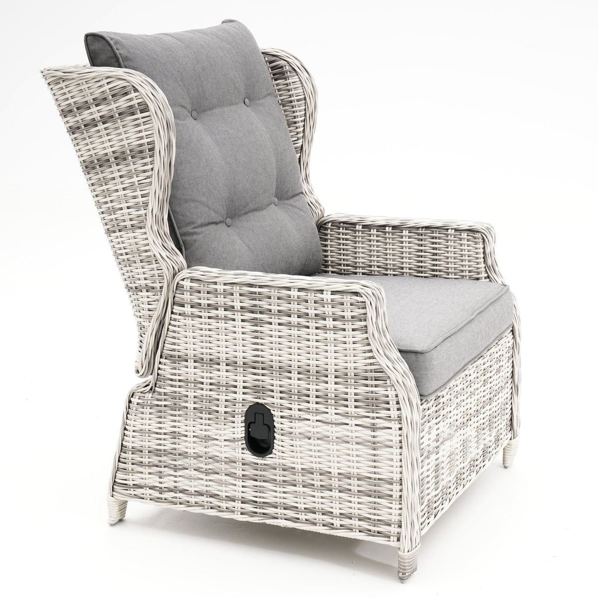 Buenos Aires 4-Piece Outdoor Recliner Lounge | Zen White