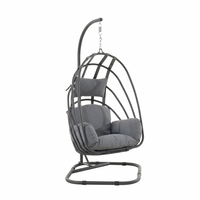 Alcatraz Hanging Egg Chair