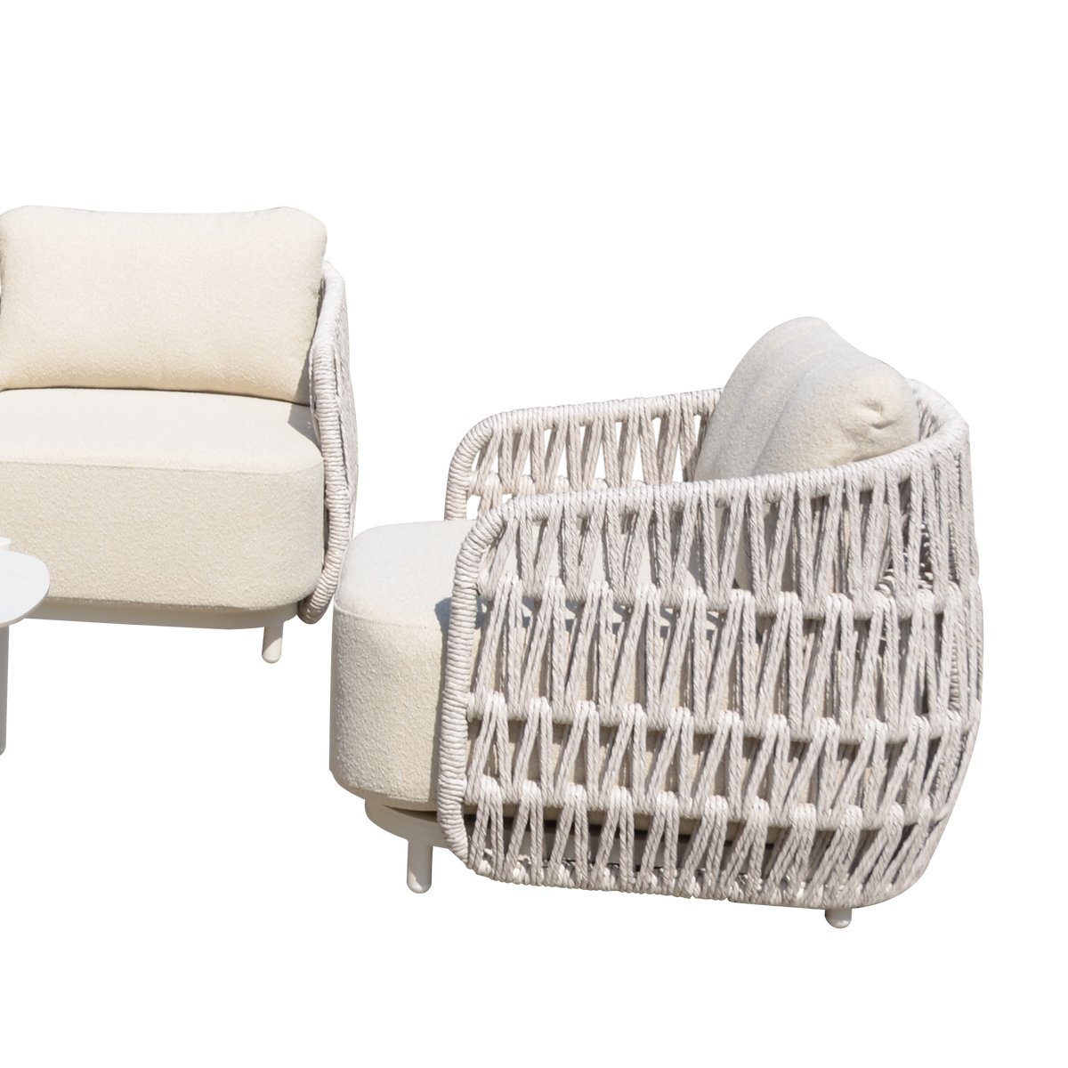 Eden Outdoor 4-Piece Triple Lounge Set