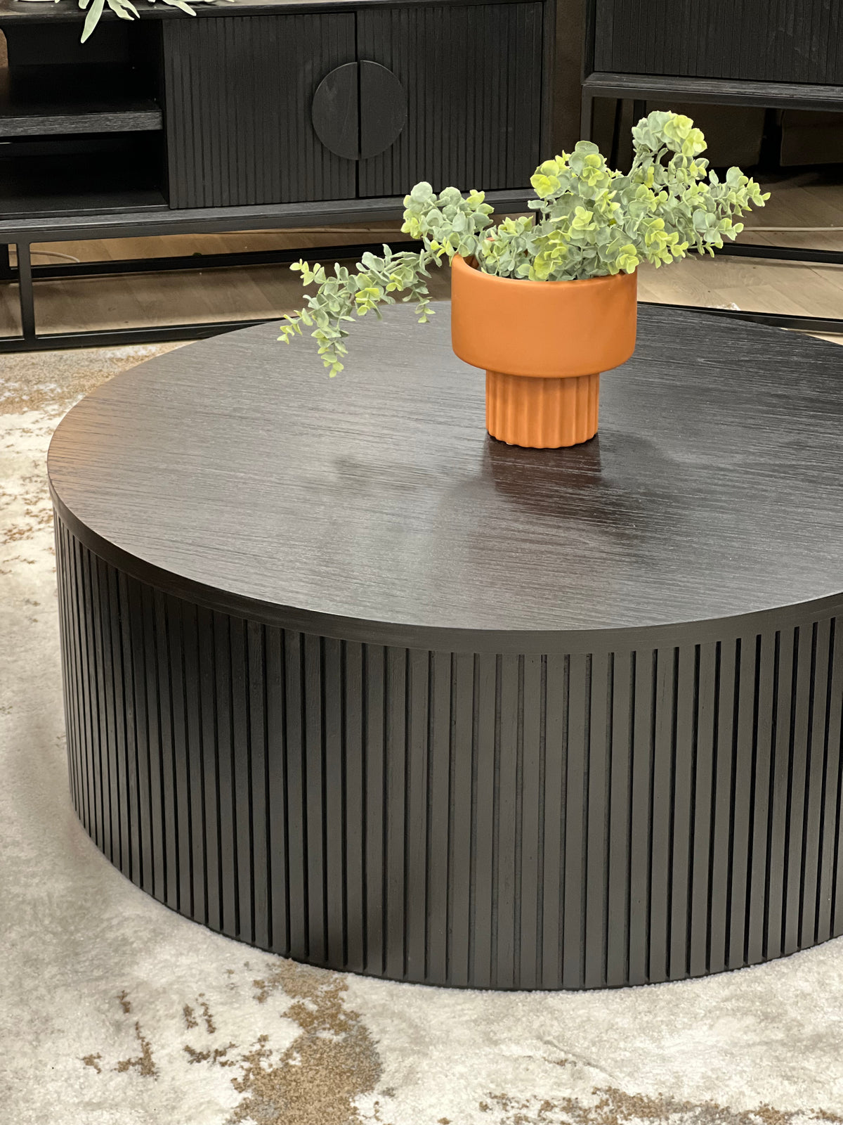 Ebony Round Coffee Table