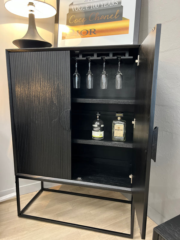 Ebony Bar Cabinet