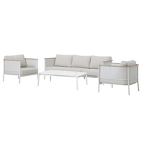 Miami Outdoor 4 Piece Lounge Set