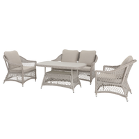 Hereford 4 Piece Outdoor Lounge Set | 2 Seater