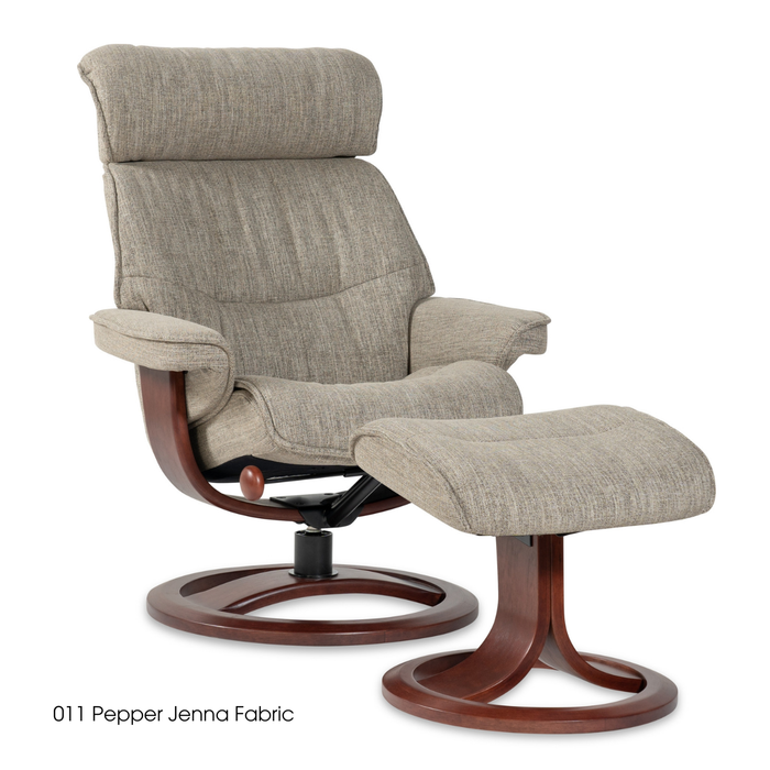 IMG Nordic 93 Chair with Footstool | Fabric