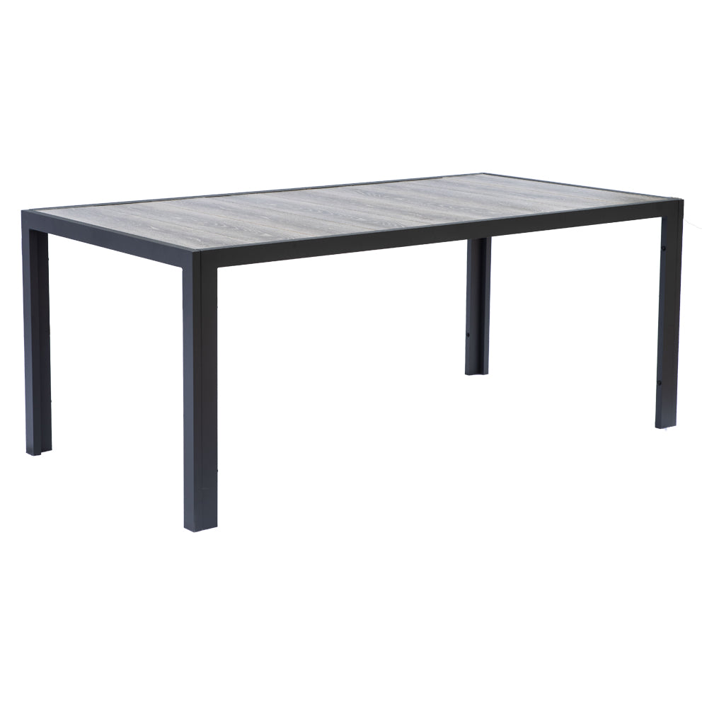 Ekaterina Outdoor Dining Table 1800 | Gunmetal