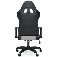 Lynxtyn Light Up Office Desk Chair- white + blue