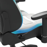 Lynxtyn Light Up Office Desk Chair- white + blue