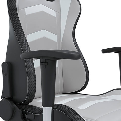 Lynxtyn Light Up Office Desk Chair- white + blue