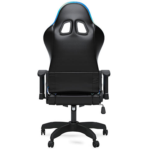 Lynxtyn Light Up Office Desk Chair - black + blue