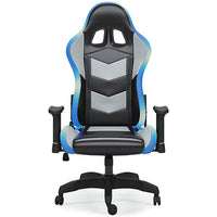 Lynxtyn Light Up Office Desk Chair - black + blue