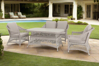 Hereford 4 Piece Low Outdoor Dining Set | 2 Seater