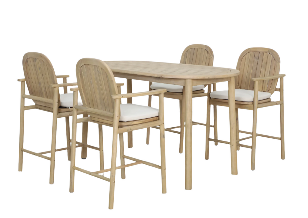 Pill 7-Piece Bar Table Set