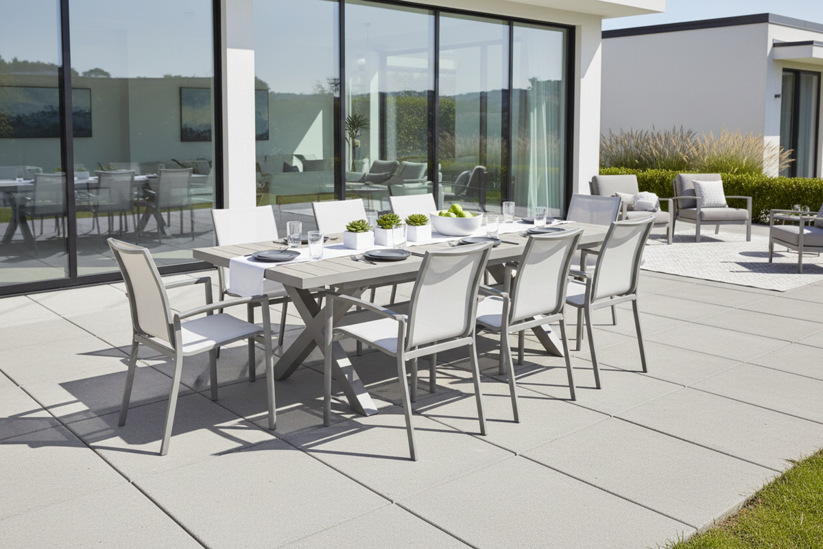 Regal 9pce Extension Outdoor Dining Set