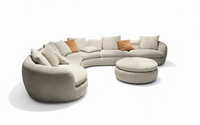 Fiori Modular Lounge w Ottoman