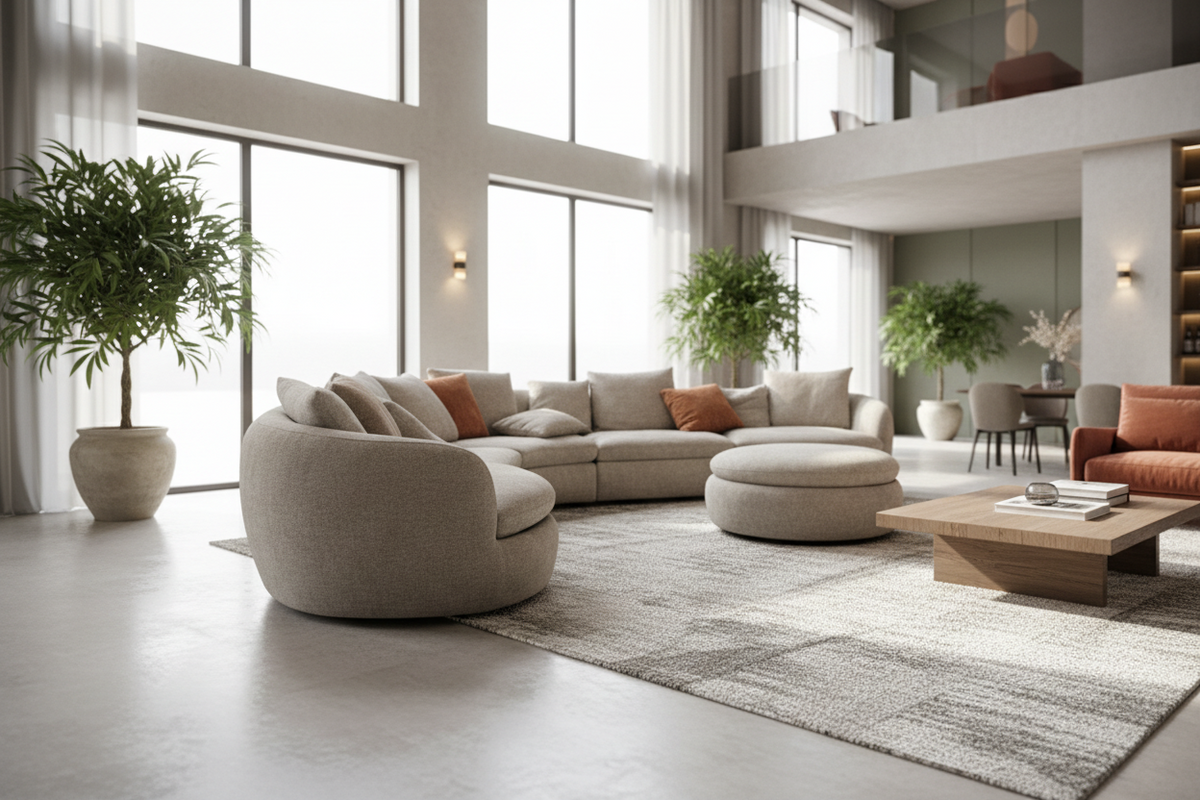 Fiori Modular Lounge w Ottoman