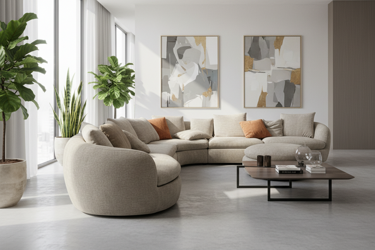 Fiori Modular Lounge w Ottoman