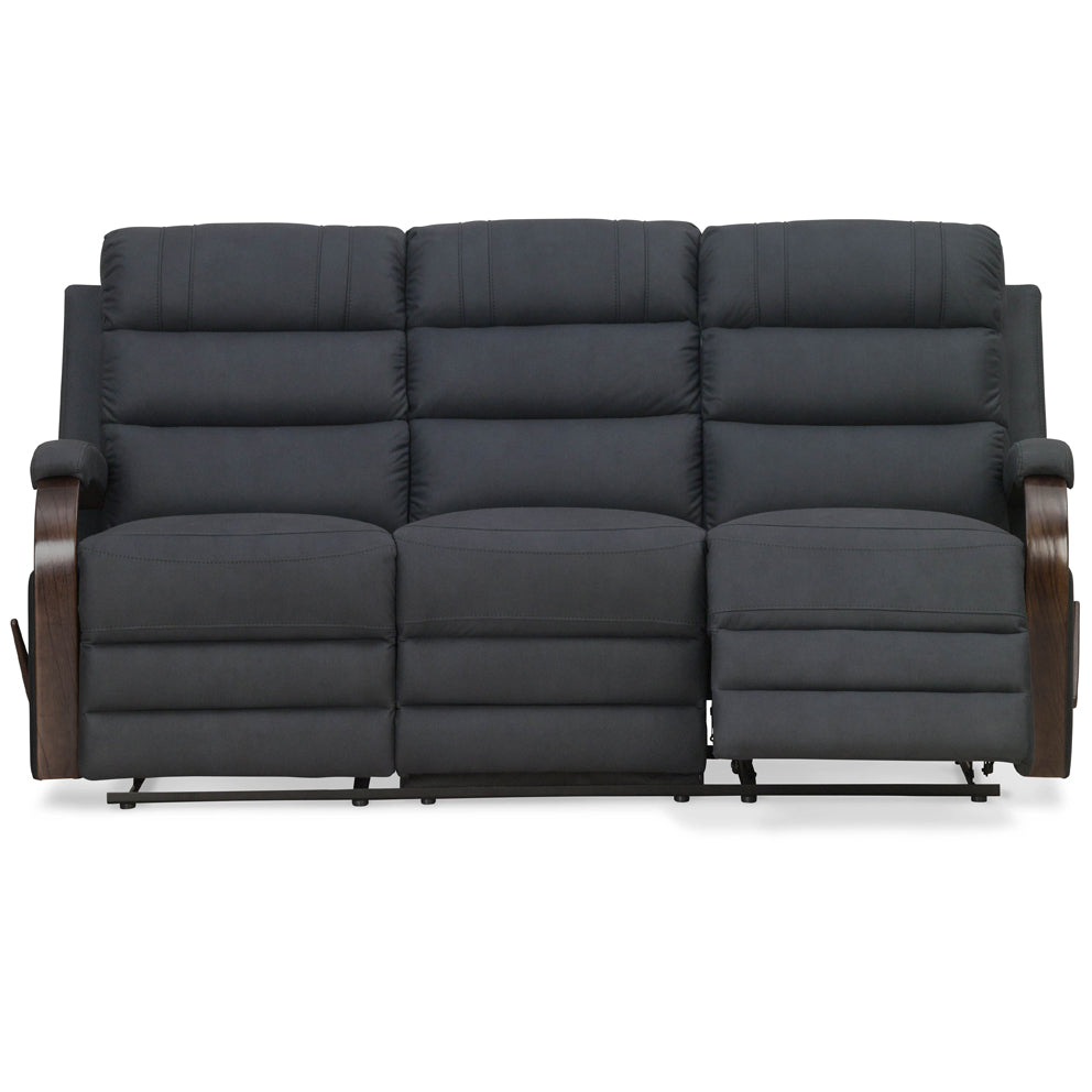 Indiana 3 Seater Twin Recliner Lounge