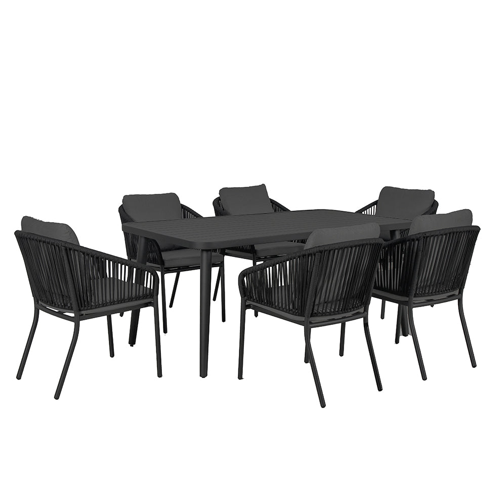 Java Black Outdoor Dining Chair