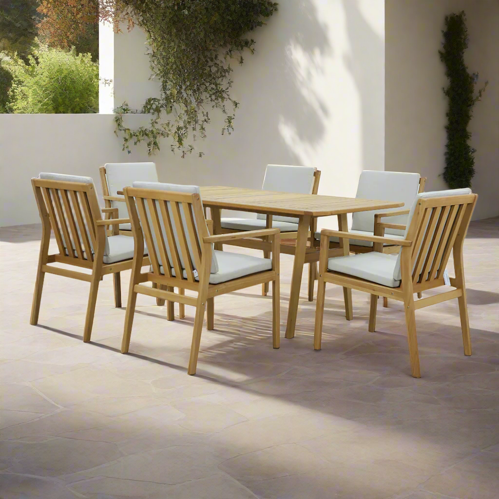 Jack Piece Timber Outdoor Dining Suite 1700 - Main Image