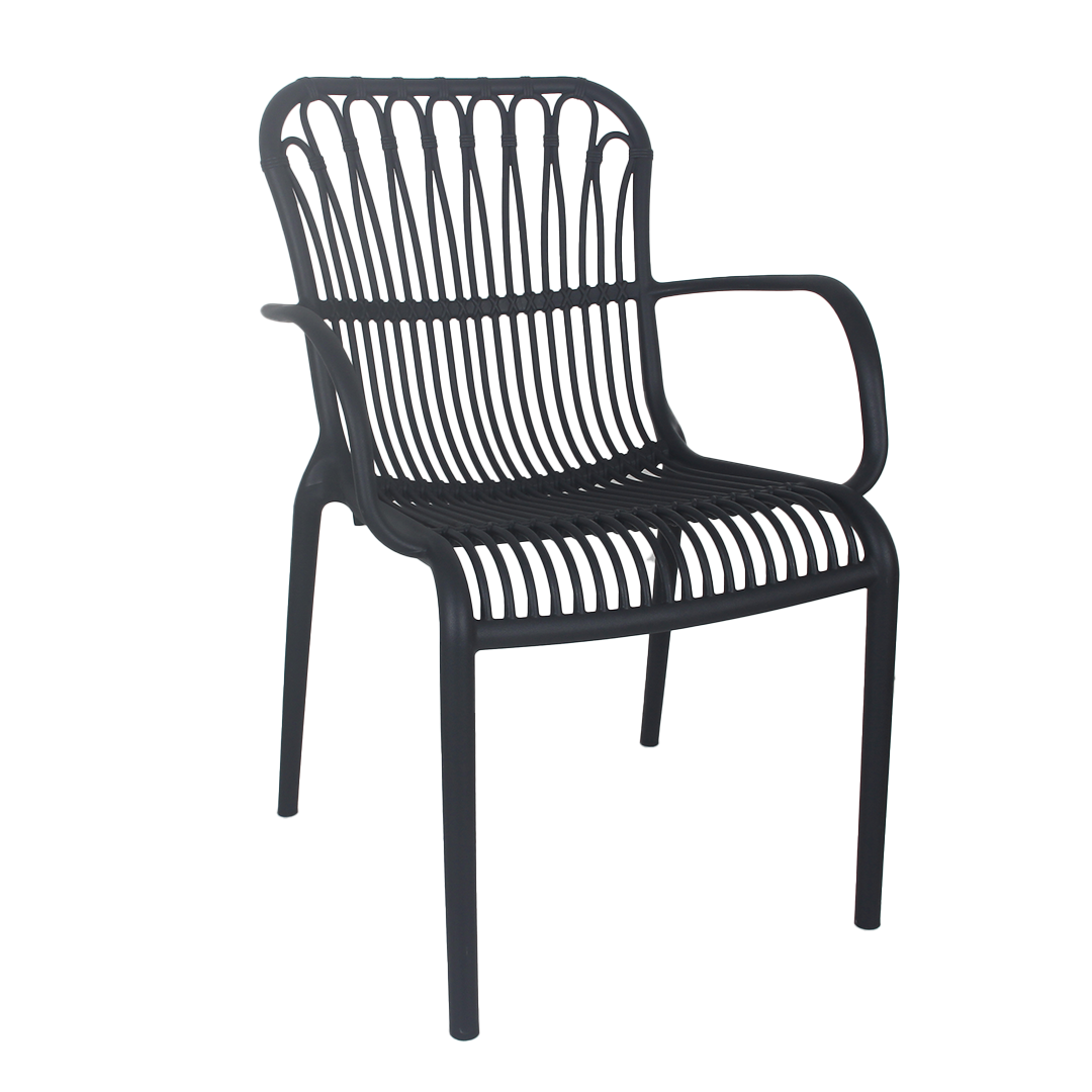 Javier Outdoor Dining Chair - Charcoal