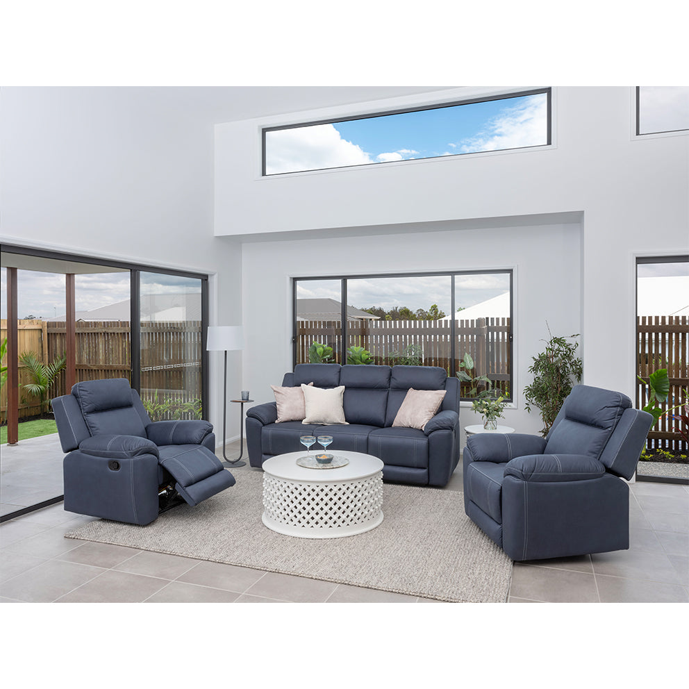 Lennox 3 Seater Lounge | Twin Recliner